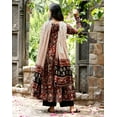 thumbnail image 3 of Nermosa Women Printed Anarkali Kurta and Pant Set with Dupatta - Indian Ethnic Traditional Wear Anarkali Kurta Set, 3 of 7
