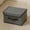 Black, variant on Fabric Storage Bin with Lid, Foldable Decorative Storage Box with Handles for Closet Shelf Bedroom Home Organization(Coffee,27X26X20cm)