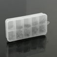 thumbnail image 4 of UDIYO 500Pcs 10 Sizes Assorted Sharpened Fishing Hooks Lures Baits with Tackle Box, 4 of 6