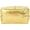 Golden, variant on PU Leather Makeup Bag Faux Cosmetic Zipper Pouch Organizer Travel Make up Waterproof Toiletry Storage Bags Beauty Accessories for Women Girls Golden -