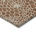 thumbnail image 3 of HomeRoots 595110 5 x 8 ft. Brown & Beige Geometric Washable Indoor & Outdoor Rectangle Area Rug, 3 of 5