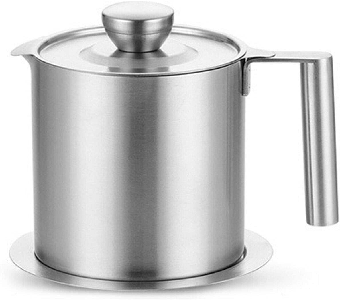 304 Stainless Steel Storage Keeper Oil Container With Strainer Best For
