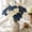 Blue, variant on Tuscom Artificial Fall Flower Picks Pumpkin Maple Leaf Rose Stems Halloween Thanksgiving Floral Decor with Bendable Stems for DIY Wreath