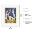 thumbnail image 2 of Ecuador - Traditional Ecuadorian Dancer - Vintage Travel Poster by J. Gabilanes c.1930s - Fine Art Rolled Canvas Print 11in x 14in, 2 of 4