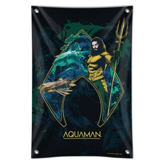 Aquaman Movie Atlantis Logo Home Business Office Sign