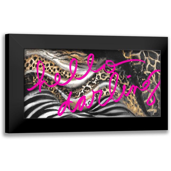 Pinto, Patricia 14x9 Black Modern Framed Museum Art Print Titled - Hello Darling