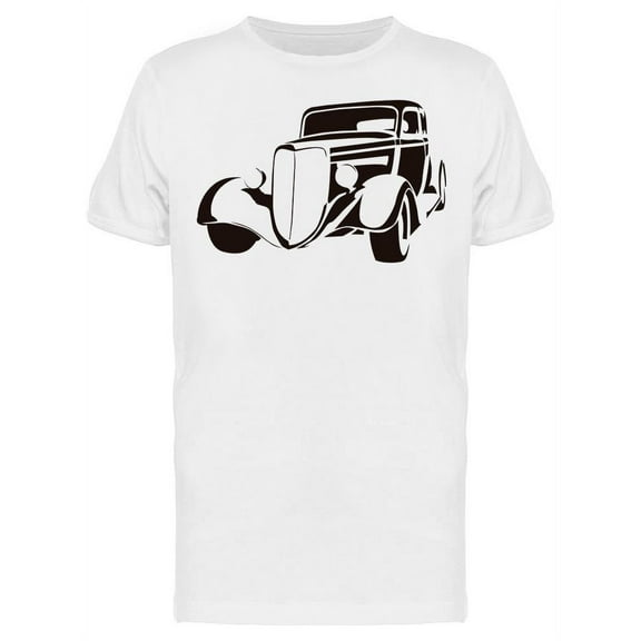 Old Vintage Retro Car T-Shirt Men -Image by Shutterstock, Male Large