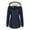 Dark Blue, variant on Jinhomg Soft Shell Winter Coats for Women Soft Cozy Fleece Lined Puffer Jacket Plus Size Warm Long Sleeve Double Closure Hooded Coat with Drawstring Dark Blue XXXL