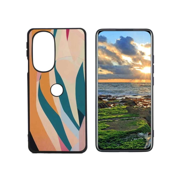 Compatible with Motorola Edge 30 Pro Phone Case, Abstraction 13 Case Men Women, Flexible Silicone Shockproof Case for Motorola Edge 30 Pro