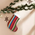 thumbnail image 7 of Naloa Mexican Serape Blanket Stripes Christmas Stockings Decorations, Xmas Ornaments, DIY Personalized Farmhouse Decor for Home Family Party Tree, 7 of 7