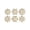 Wooden color-3A, variant on MMJ 6 Pack Unfinished Wooden Snowflake Ornaments, Blank DIY Cutout Kit for Christmas Tree Hanging Craft Painting Decoration, 3.15x2.99in