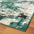 thumbnail image 2 of Luxe Weavers Modern Abstract Marble Swirl Green 5x7 Area Rug, Indoor Carpet, 2 of 9