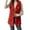 Red, variant on Long Vest for Women Sleeveless Cable Knit Open Front Cardigan Oversized Sherpa Vest Jacket Button Hooded Sweater Coat