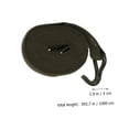thumbnail image 4 of OULII 1 Set of Ratchet Straps for Securing Loads on Trucks Green Soft Polyester, 4 of 4