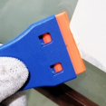 thumbnail image 2 of Plastic Razor Blade Scraper with 100PCS Plastic Blades Cleaning Remover for Stickers, Decals, Adhesive, Labels, Paint, Glass, Car, Window, Stove Top, Caulk, No Scratches (2 scrapers 100 Blades), 2 of 5