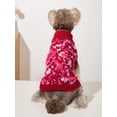 thumbnail image 1 of 1pc Dog Sweater With Turn-Down Collar, Elasticity, Warmth, Camouflage Printing For Autumn And Winter, Suitable For Teddy, Chihuahua, Schnauzer, Etc., 1 of 4