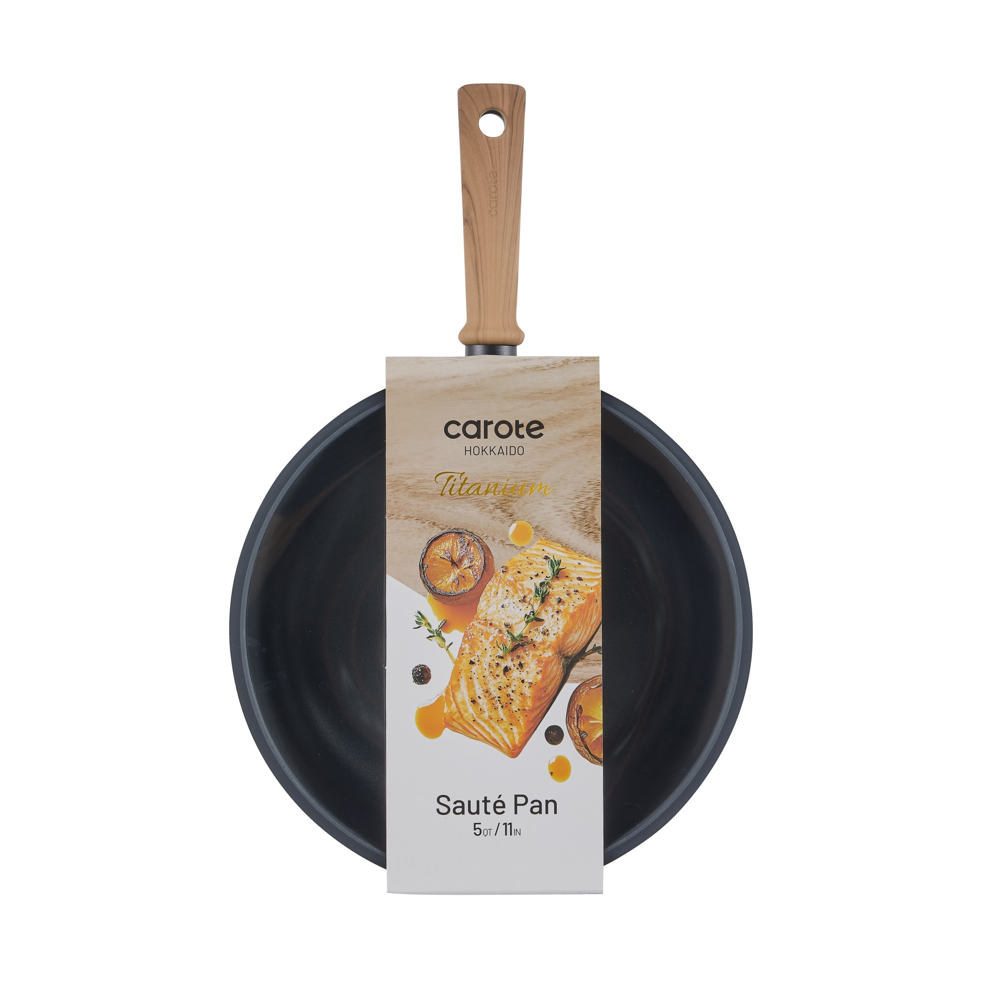 Carote 11-Inch Non-Stick Deep Frying Pan with Glass Lid photo 3