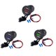 thumbnail image 3 of Riwesomey Luz indicadora del voltímetro digital del enchufe del del coche del USB dual 4.2A Paneles de instrumentos para automóviles luz roja, 3 of 8