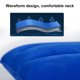 thumbnail image 3 of Almohada inflable para acampar, almohada de viaje, almohada de aire de tela flocada para mayor comodidad, 3 of 5