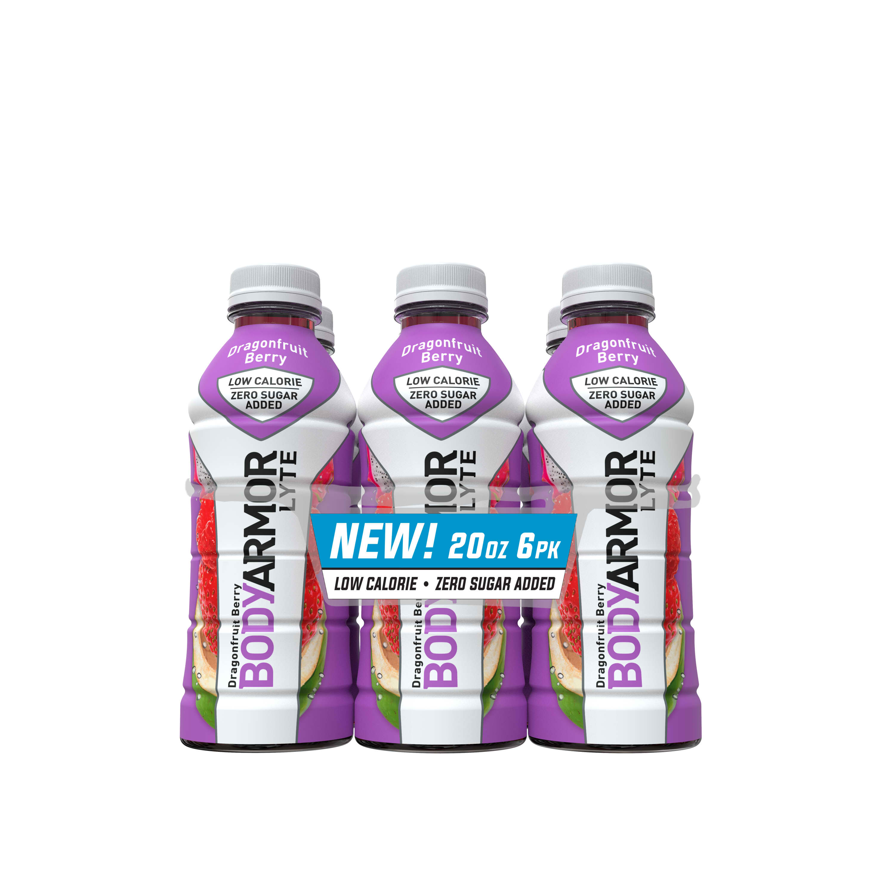 BODYARMOR Lyte Dragonfruit Berry Bottles, 20 fl oz, 6 Pack