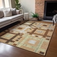 thumbnail image 6 of Addison Rugs Chantille Indoor/Outdoor Transitional Geometric Copper Machine Washable Rectangle Rug, 5' x 7'6", 6 of 8