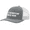Heather Grey/Light Grey, variant on Make Father's Day Great Again Mens Embroidered Trucker Hat Mesh Back Design, Red/White