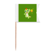 Dinosaur Kingdom Love You Toothpick Flags Labeling Marking for Party Cake Food Cheeseplate