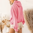 thumbnail image 7 of Women Blouses Petite Lightweight Sweatshirt Pullover Tunic Tops Women Comfy Sweatshirt Knit Sweaters for Men Hoodie Pretty Sleeve Shirt Petite Sweater Top Cropped Sweatshirts Pink M, 7 of 7
