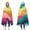 Colorful Tie Dye, variant on Wearable Blanket,Colorful Tie Dye Wave Pattern Hooded Wearable Flannel Blanket for Adults & Teens,Winter Poncho Shawl Wrap Cape Cozy Anti-Pill,60"x80"