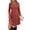 Orange, variant on ClodeEU Womens Scoop Neck Long Sleeve Sweater Dress,Casual Loose Fit Pullover Tunic Sweater Dress Gray,Womens Plus M