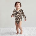 thumbnail image 4 of Xecao Pug Print Baby unisex-baby Cotton Long-sleeve Bodysuits-3 Months, 4 of 6