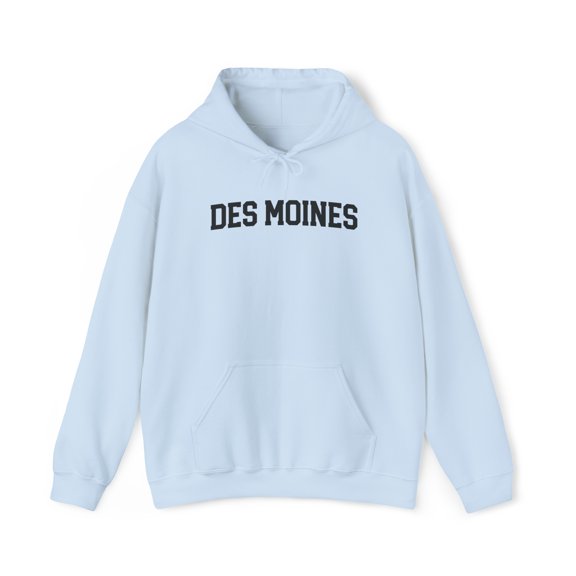 Des Moines IA Iowa Hometown Moving Away Hoodie, Gifts, Hooded Sweatshirt