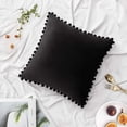 thumbnail image 2 of 2 fundas de almohada negras, 65 x 65 cm. Vhermosa LRWJ223-121, 2 of 6
