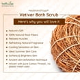 thumbnail image 5 of SoulGenie HealthAndYoga(TM) Natural Vetiver Bath Scrub, 5 of 9