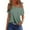 Green, variant on ameIAEA Womens Off Shoulder Short Sleeve Casual Tops Solid Color Hollow Out Summer Loose Shirts