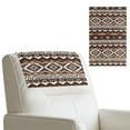 thumbnail image 2 of Xixirimido Leather Recliner Headrest Cover Washable Recliner Headrest Protector Aztec Tribal Leopard Print Non Slip Chair Head Cover for Sofa Couch Furniture Decor, 1Pcs, 2 of 7