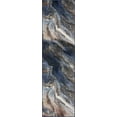 thumbnail image 3 of 2x8 Modern Navy Runner Rugs for Hallway | Indoor Entry, Entryway, Walkway or Kitchen Rug 2'3'' x 7'3'', 3 of 7