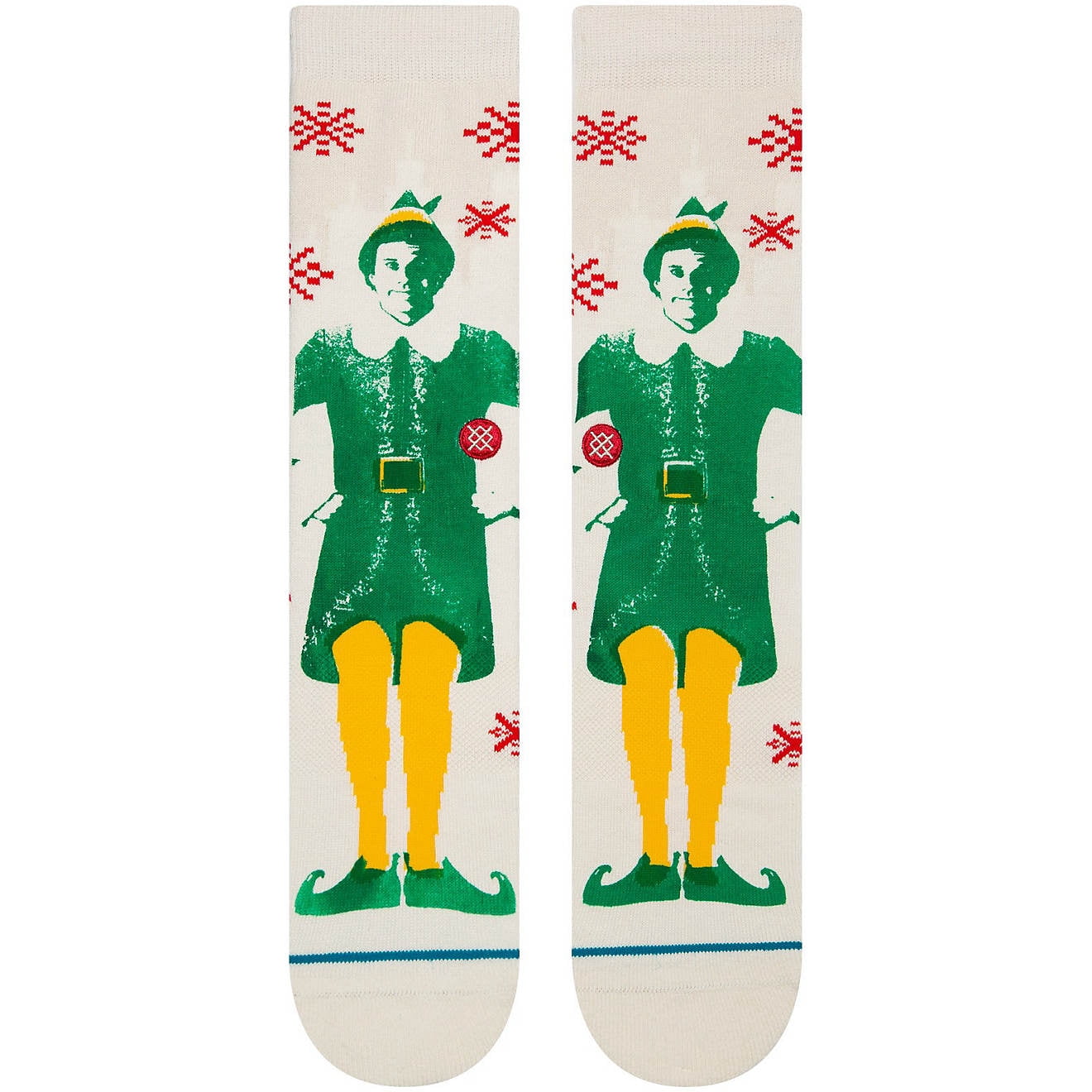 Stance Buddy The Elf Crew Socks - Off White
