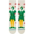 thumbnail image 2 of Stance Buddy The Elf Crew Socks - Off White, 2 of 3