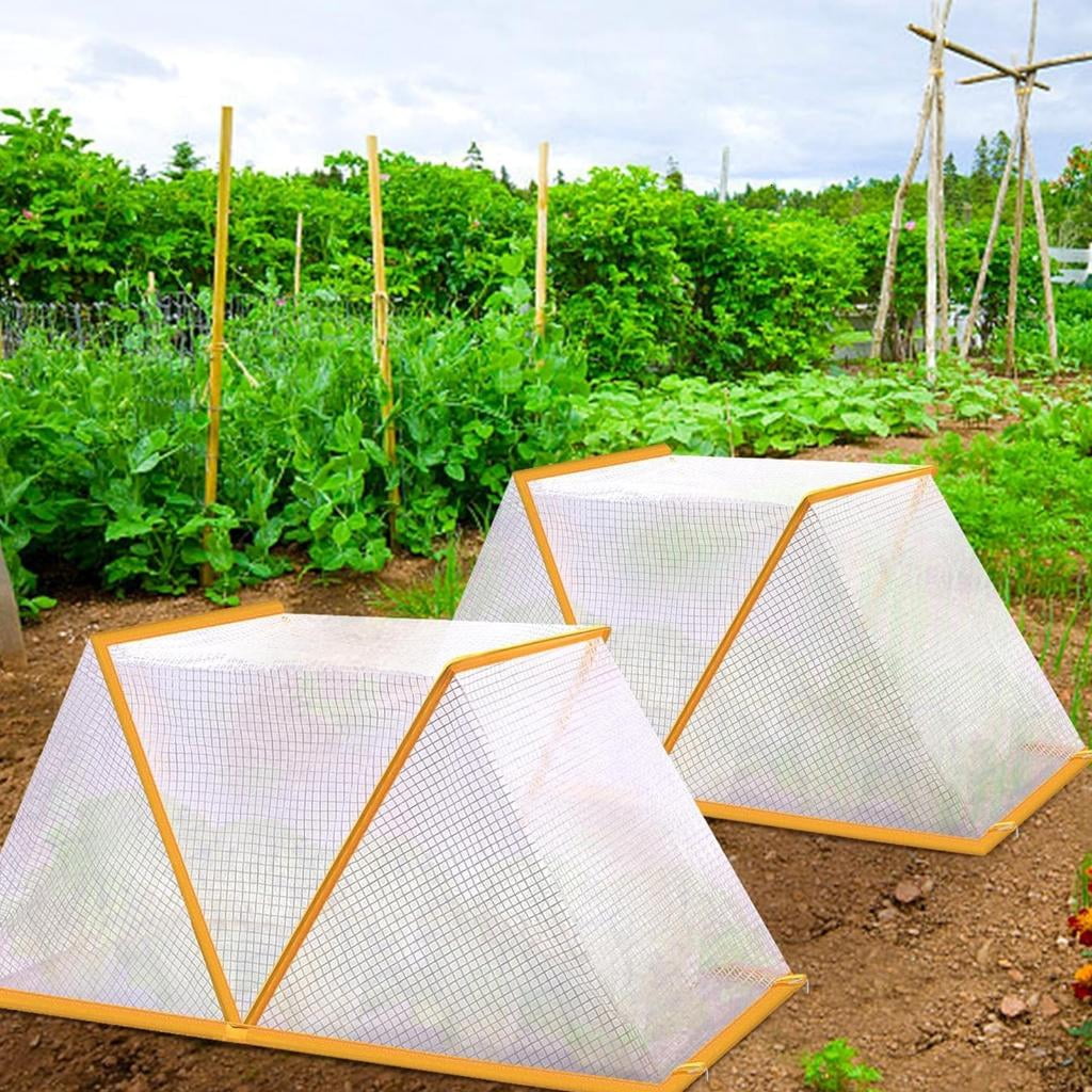 HONCLL Ventilated Plant Guard Covers Animal Barrier Expandable Cage System for Tomatoes Strawberries Flower Beds Balcony Garden