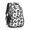 Black and White Leopard Print Pattern, variant on Black and White Leopard Print Pattern Cute School Backpack Bag with Padded Back and Adjustable Shoulder Straps 16.9 X 12.6 X 5.9 Inches
