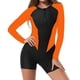 thumbnail image 2 of Traje de baño de una pieza para mujer, traje de baño de manga larga con cremallera para surf, traje de baño de moda playera para mujer, trajes de baño de una pieza para mujer, trajes de baño para muje, 2 of 8