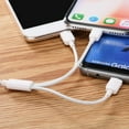 thumbnail image 3 of axGear USB Data Charging Cable USB 3.1 Type C Lightning Micro USB 3 In 1 Travel Wire, 3 of 5