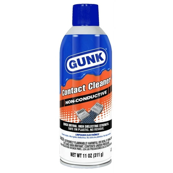 (6 pack) Gunk PD11CC Electronic Cleaner, Penetrant, One Each, 11 oz.
