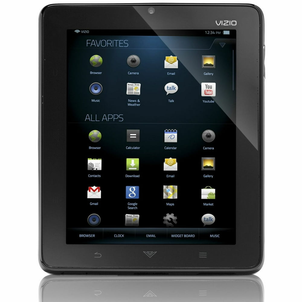 VIZIO VTAB1008 Tablet, 8" XGA 1 GHz, 512 MB RAM, 4 GB Storage, Android