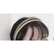 thumbnail image 4 of Diadema para fiesta cubierta de cuero liso y sencillo, lazos para el pelo, cierre de lazo, diademas con purpurina para mujeres y niñas, 4 of 4