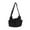 Black, variant on Canvas Messenger Bag For Women Large Capacity Crossbody Shoulder Bag Casual Boho Style Daily Commute Durable Fashionable