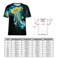 thumbnail image 2 of Jellyfish Ocean Style T Shirts Basic T-Shirt Short Sleeve Ladies Tee Shirt Summer Graphic Clothing, 2 of 6