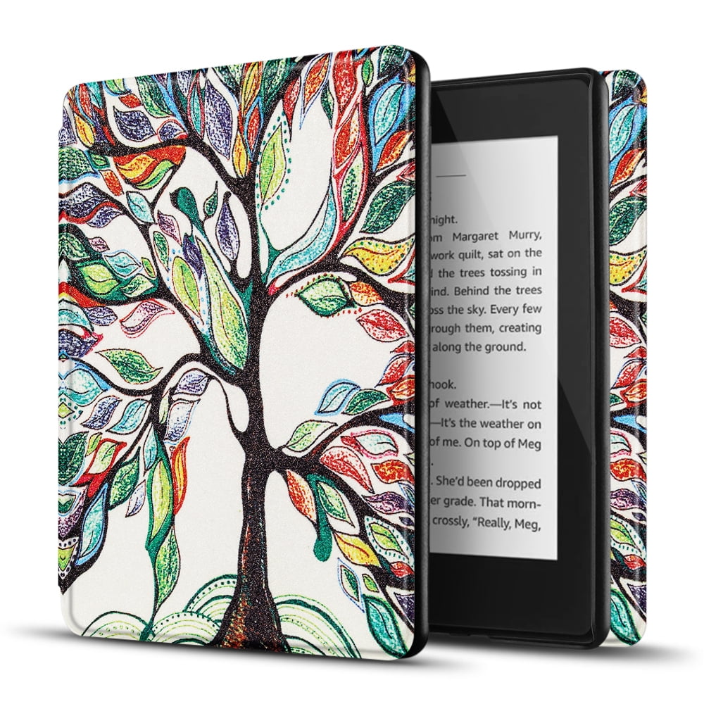 Fits All Paperwhite Generations Prior to 2018 Blossom Kindle Paperwhite-4 Water-Safe Case for Kindle Paperwhite PU Leather Smart Cover with Auto Wake/Sleep 