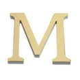 thumbnail image 1 of 3D Acrylic Large Letter Wall Decals For And DIY Interior Design With Gold Logo Art, 1 of 5
